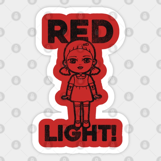 Red Light! Sticker by madnem